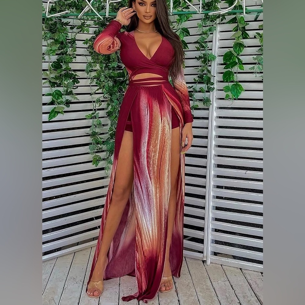 Girl on Fire Maxi Dress